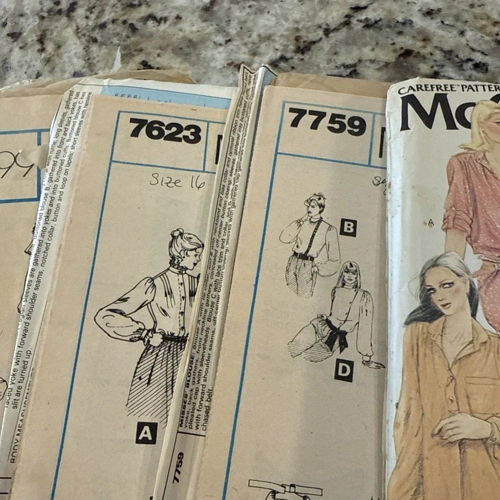 Lot Of 11 3 Are‎ CutVintage. Several  Very Sought After Patterns.  4047